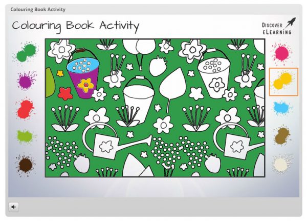 Colouring Book Articulate Storyline Template